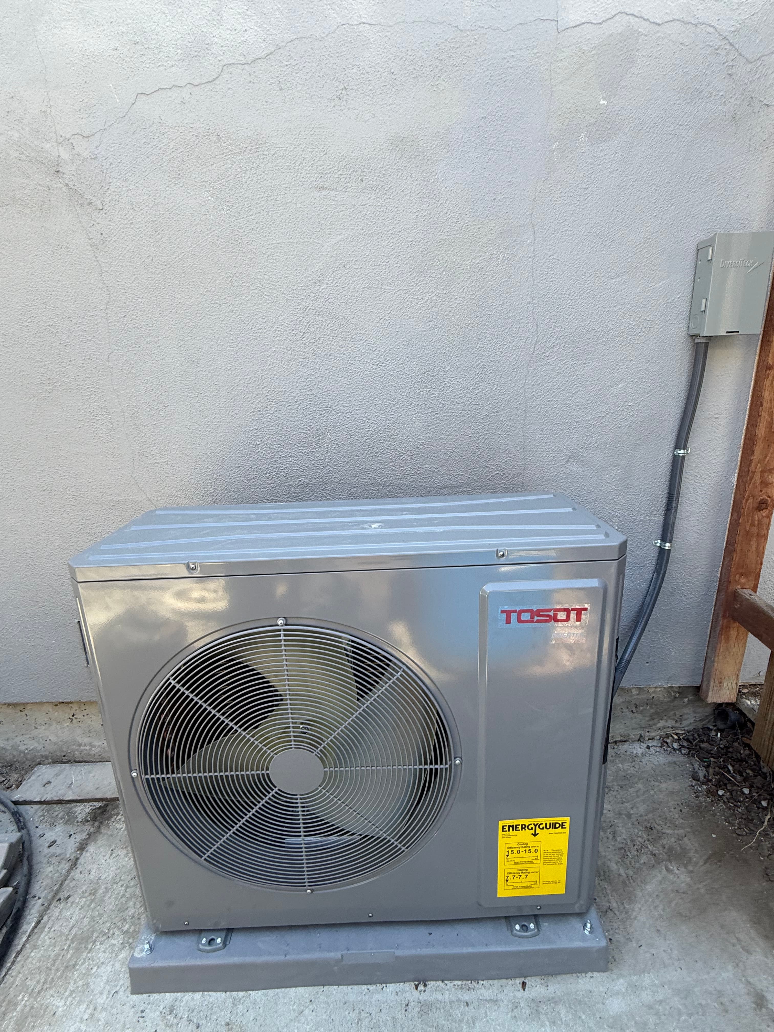 Mini Split Installation in Santa Clara & the Bay Area completed by EVS Mechanical